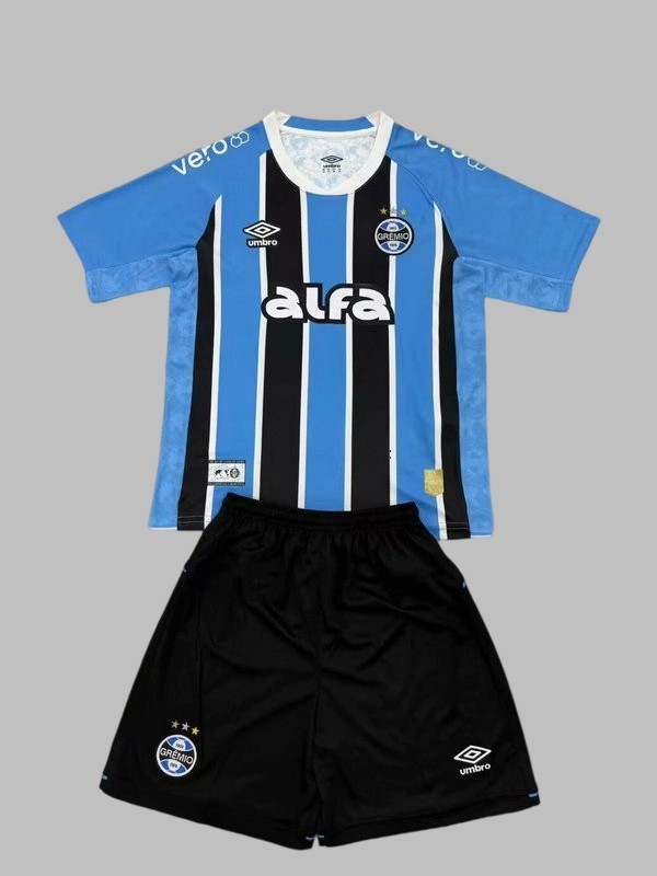 25-26 Gremio Home Kids Cheap Soccer Jerseys Yupoo