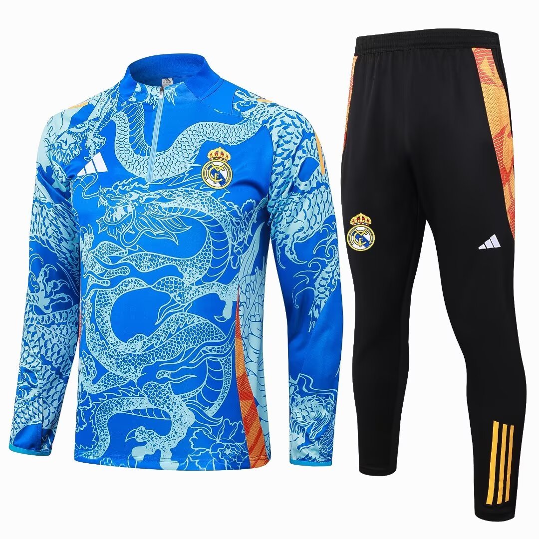 24-25 Real Madrid Long Sleeve Training Suit Yupoo