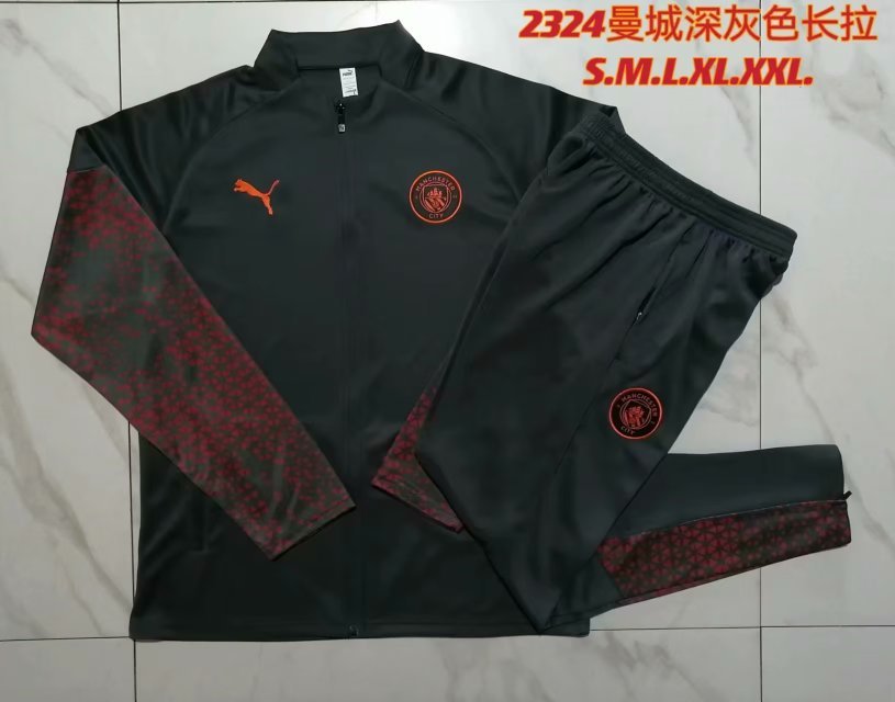 23-24 Manchester City Long Sleeve Training Suit Yupoo