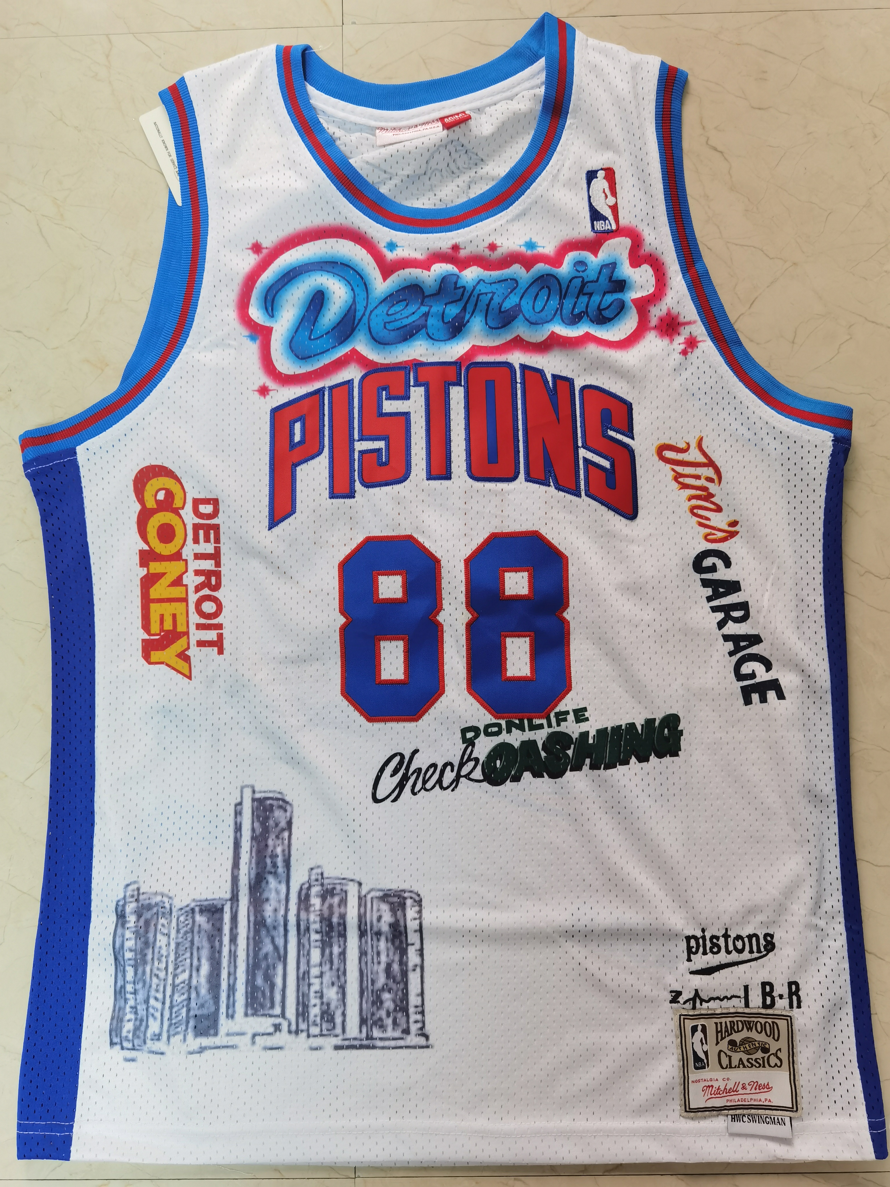 Pistons #88 Embroidery