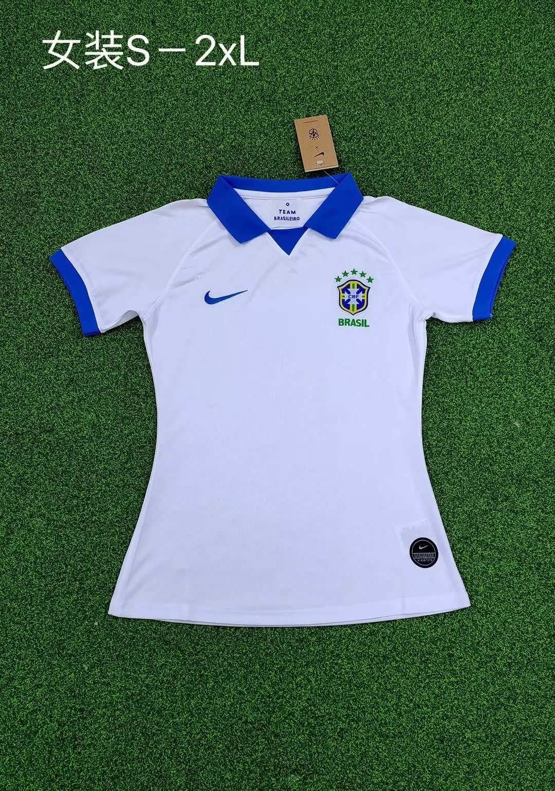 18-19 Brazil Away Retro Woman Soccer Jerseys Yupoo