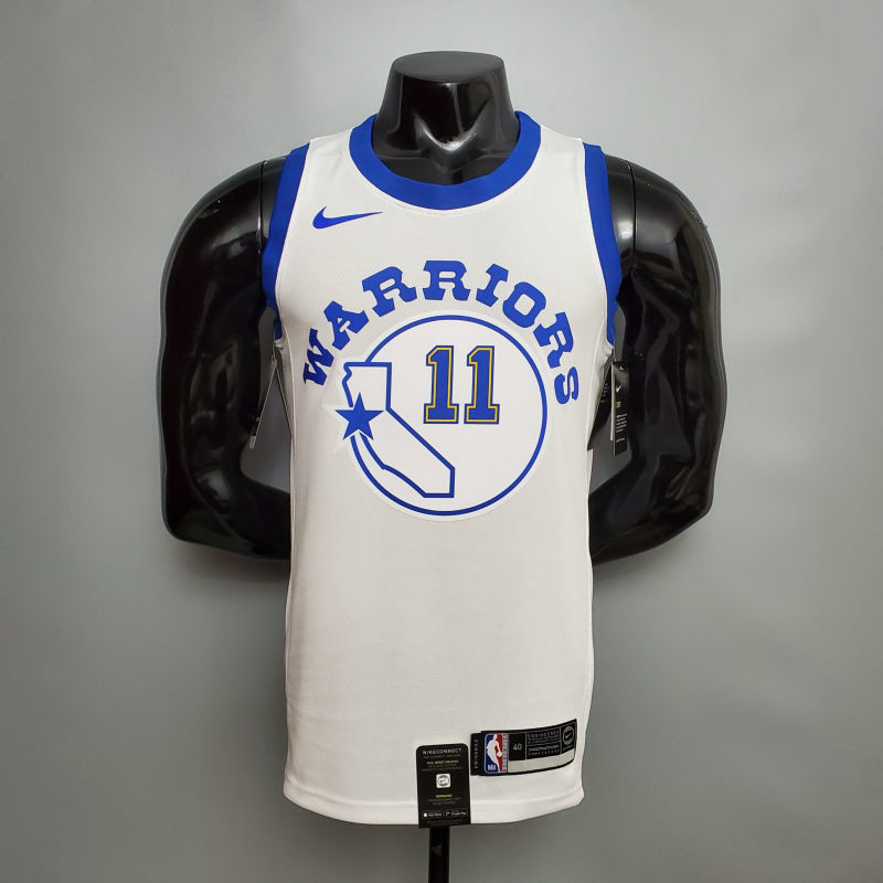 Retro version THOMPSON#11 Golden State Warriors white NBA jersey S-XXL