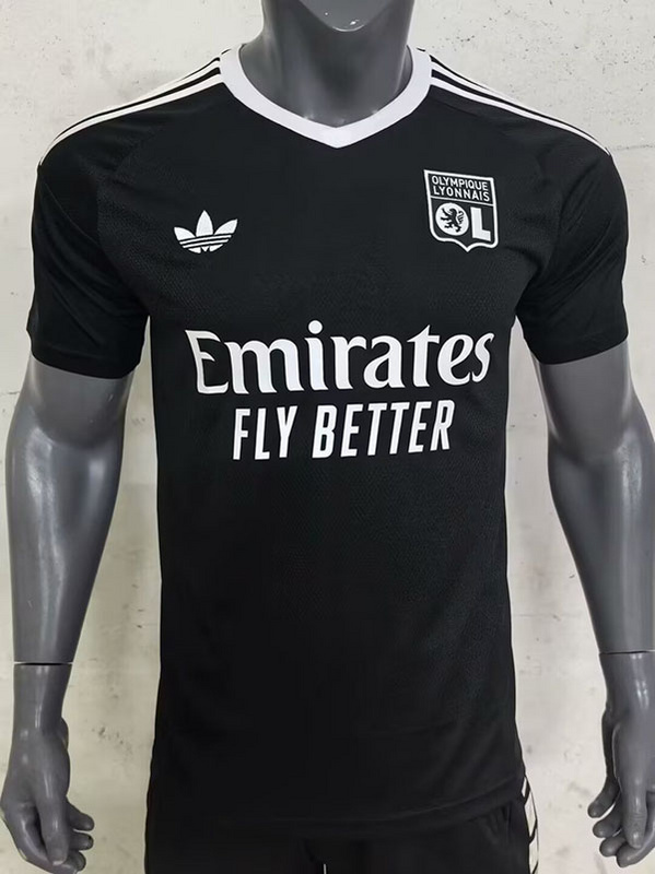 24-25 Lyon Goalkeeper Black Soccer Jerseys Yupoo