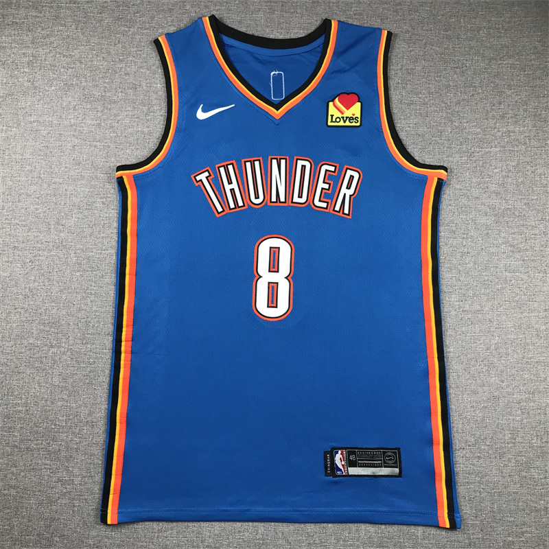 2024 Thunder #8 Embroidery