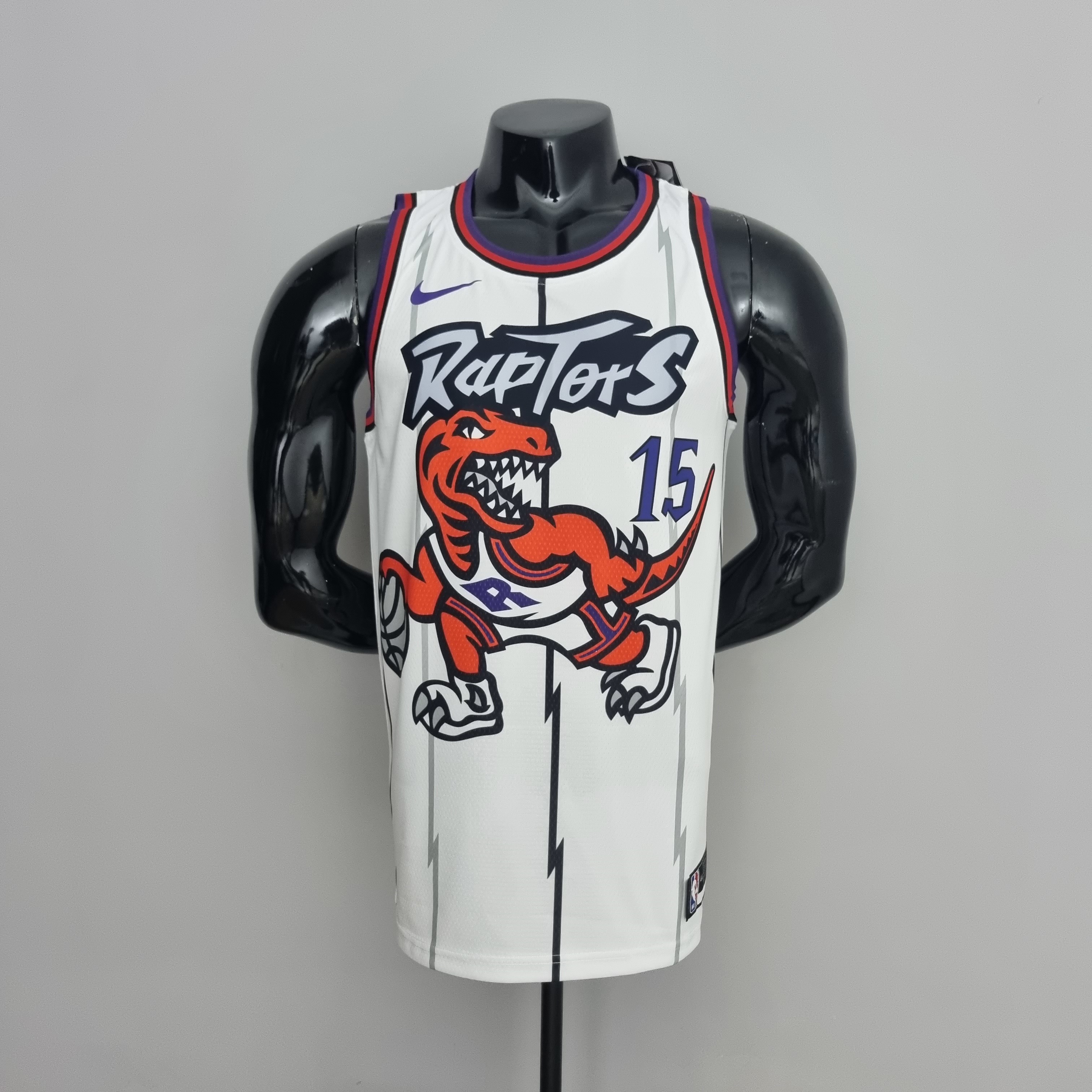 Toronto Raptors CARTER #15 White NBA Jersey S-XXL