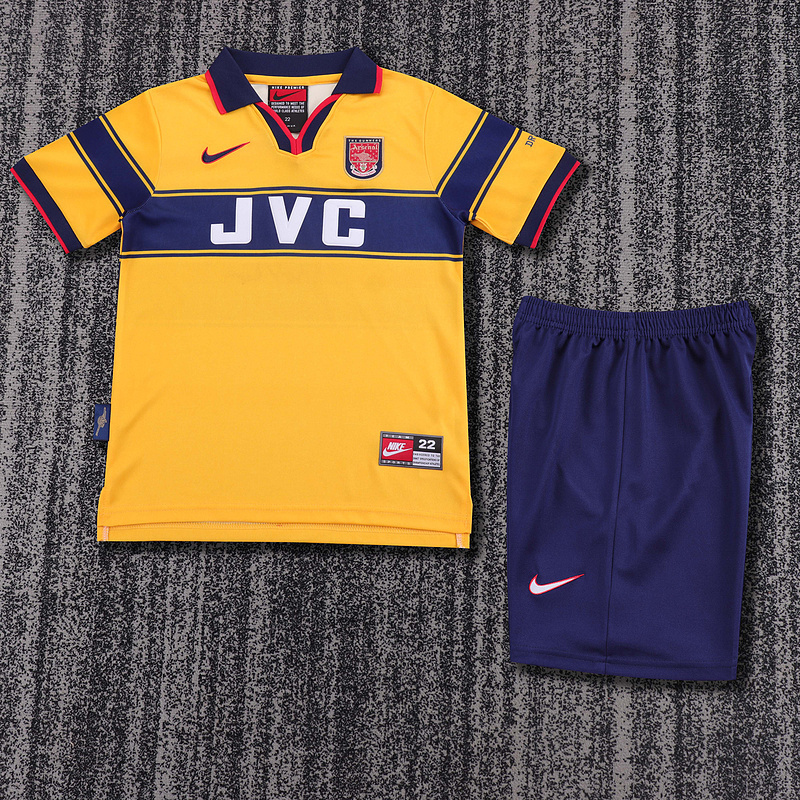 1997 Arsenal Away Kids Cheap Soccer Jerseys Yupoo