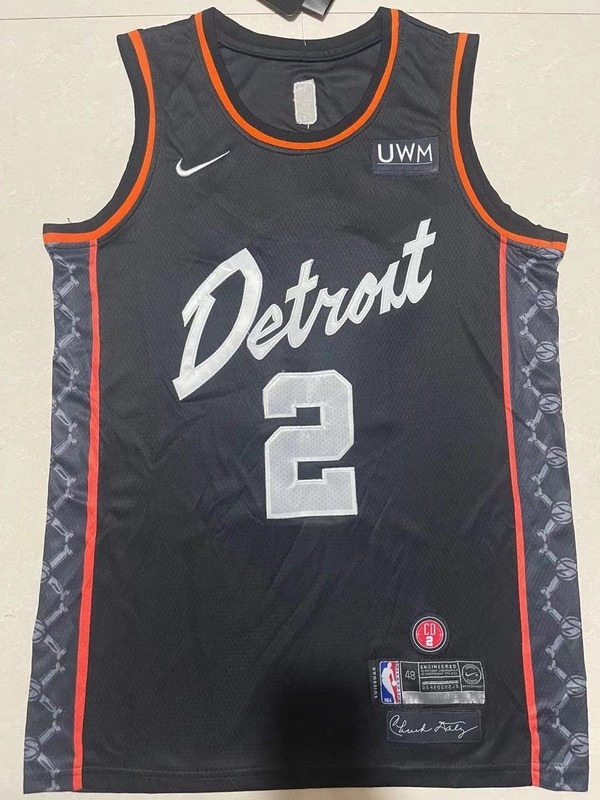 2024 Pistons #2 Embroidery