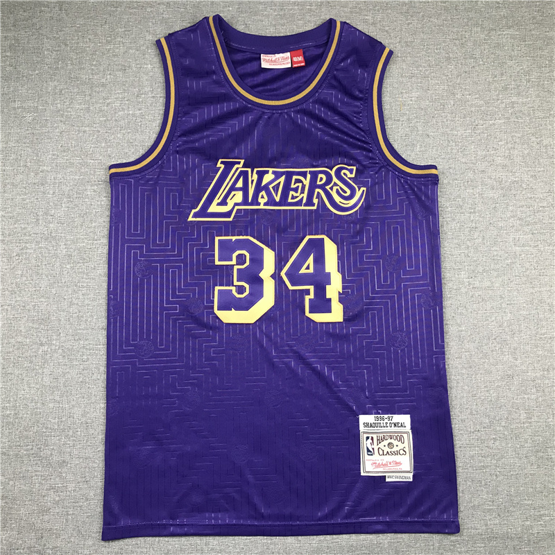 Lakers #34 Embroidery
