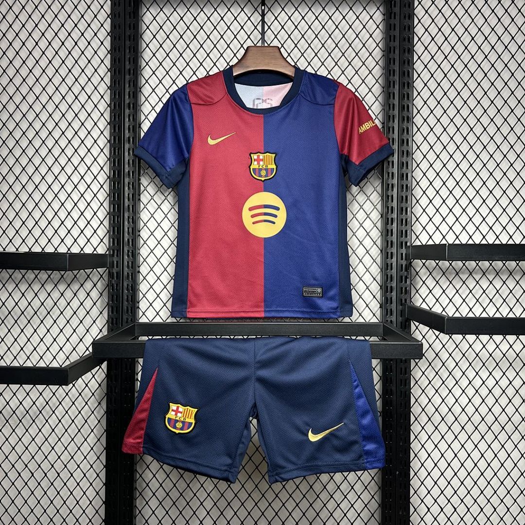 Barcelona 2024/25 Home Kids Kit