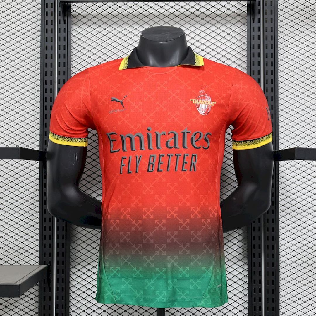 AC Milan 2025/26 Co-Branded Edition Jersey  Player Version
