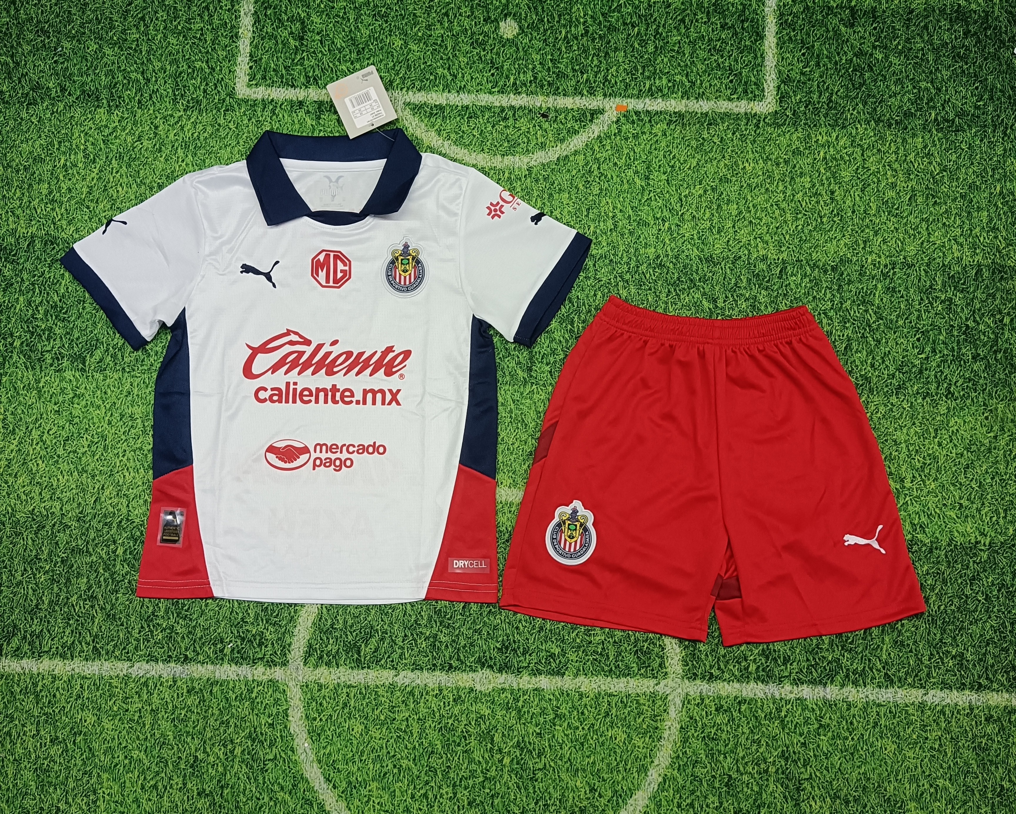 24-25 Chivas Away Kids Soccer Jerseys Yupoo