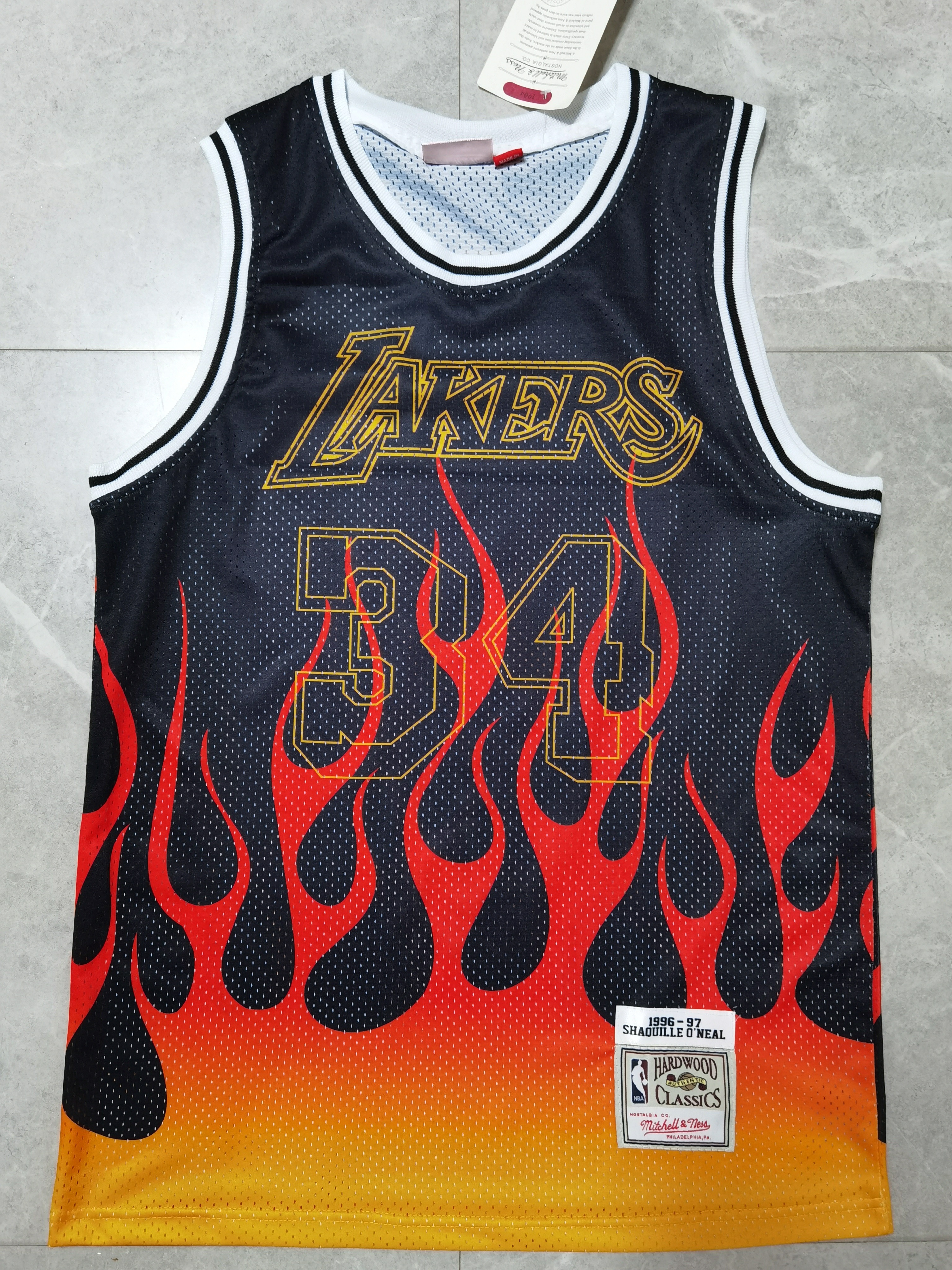 Lakers #34 Retro Embroidery
