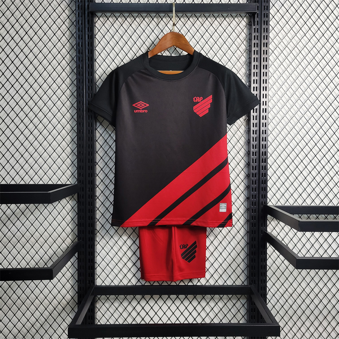 23-24 Athletico Paranaense Away Kids Soccer Jerseys Yupoo