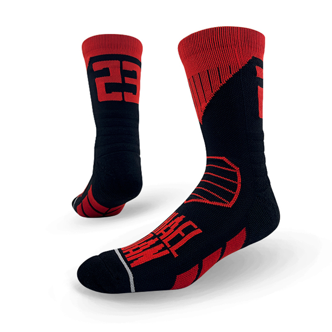 110#digital basketball socks
