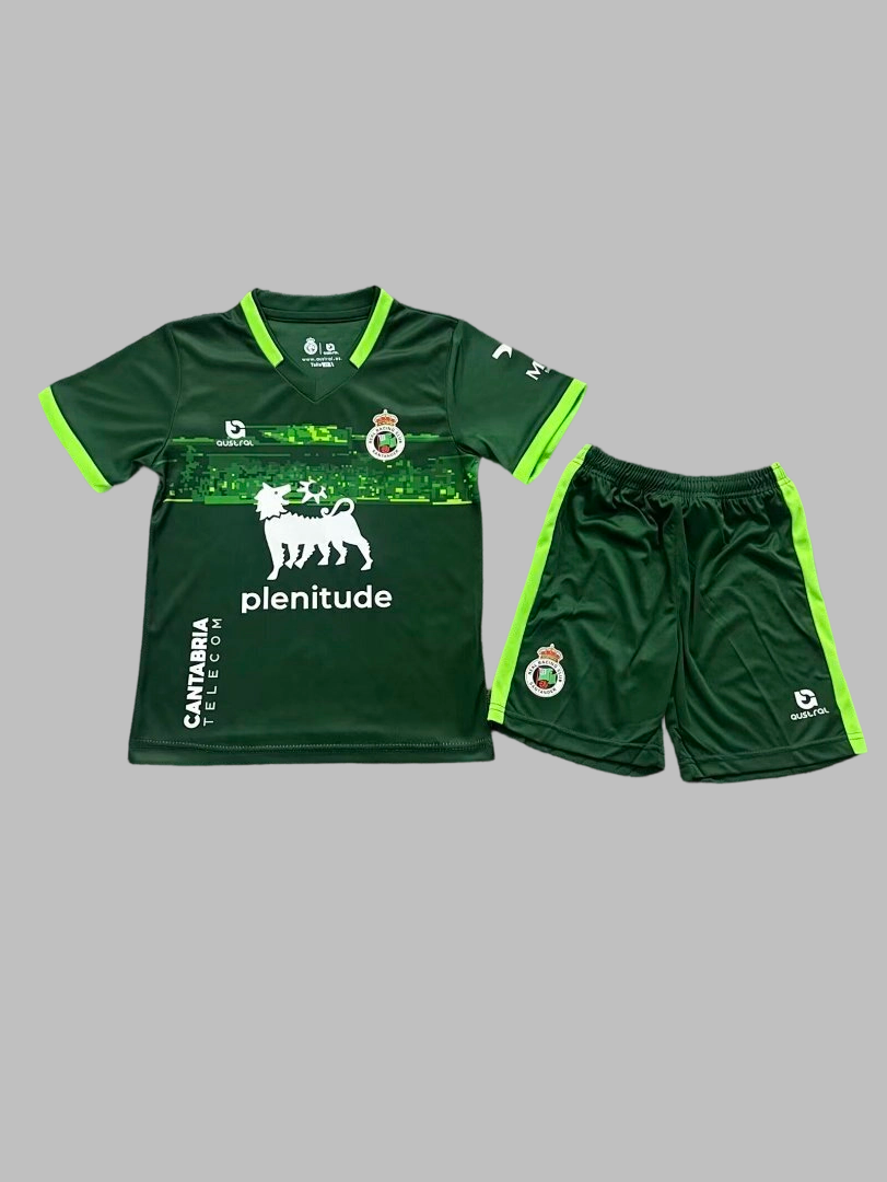 25-26 Racing de Santander Away Kids Cheap Soccer Jerseys Yupoo