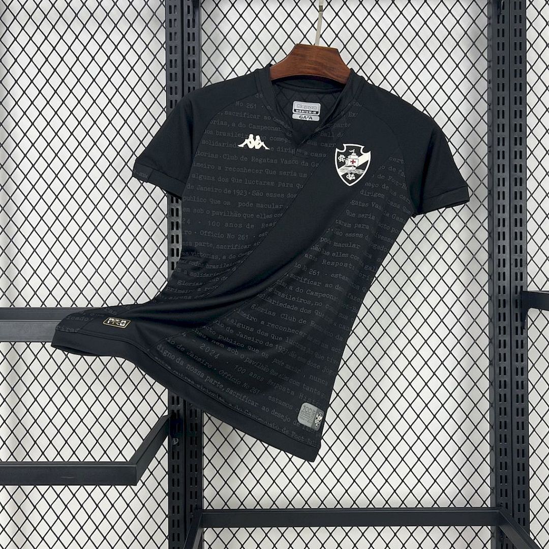 Vasco Da Gama 2024/25 Womens Black goalkeeper uniform Jersey S-XXL