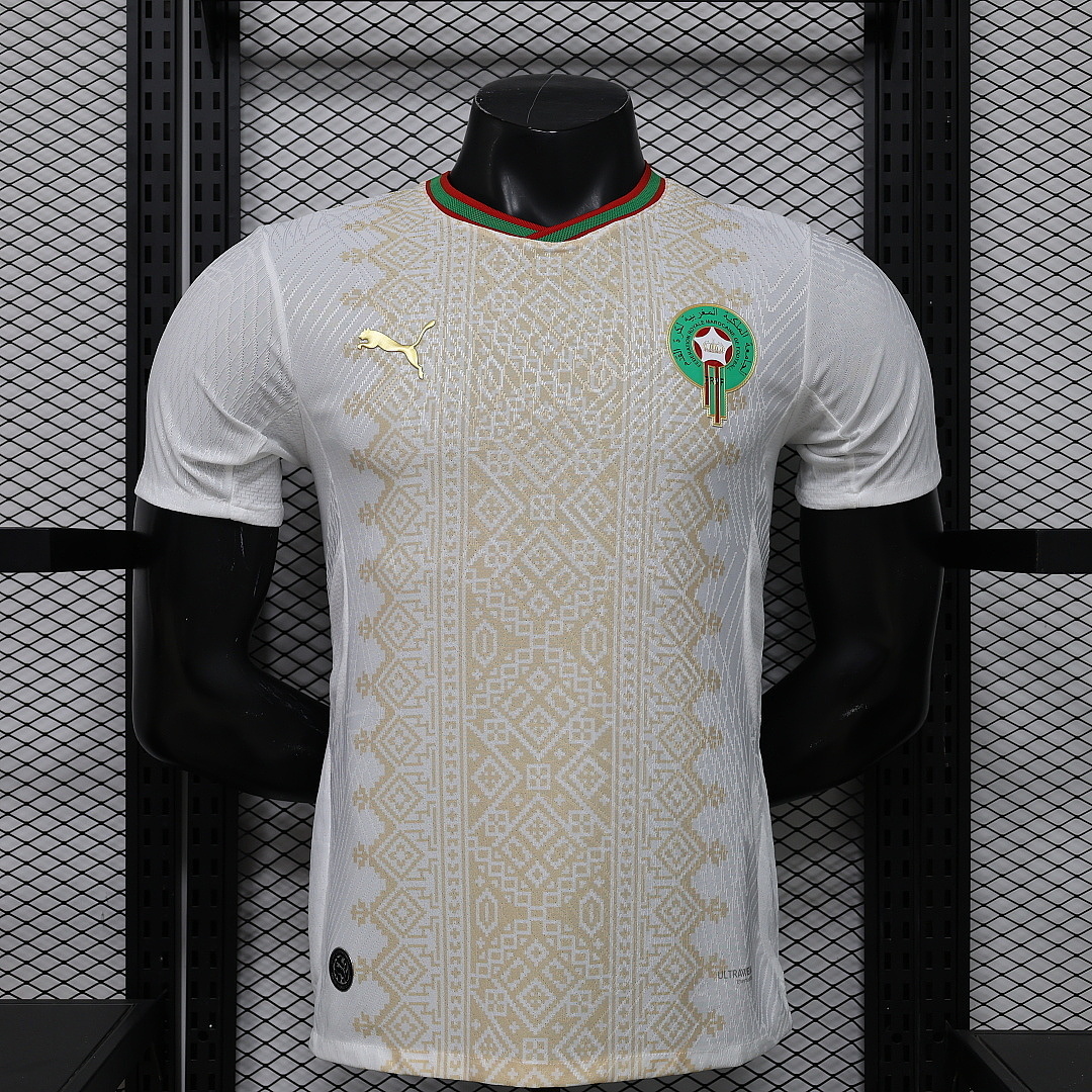 2026 Morocco Away Player Version Cheap Soccer Jerseys Yupoo