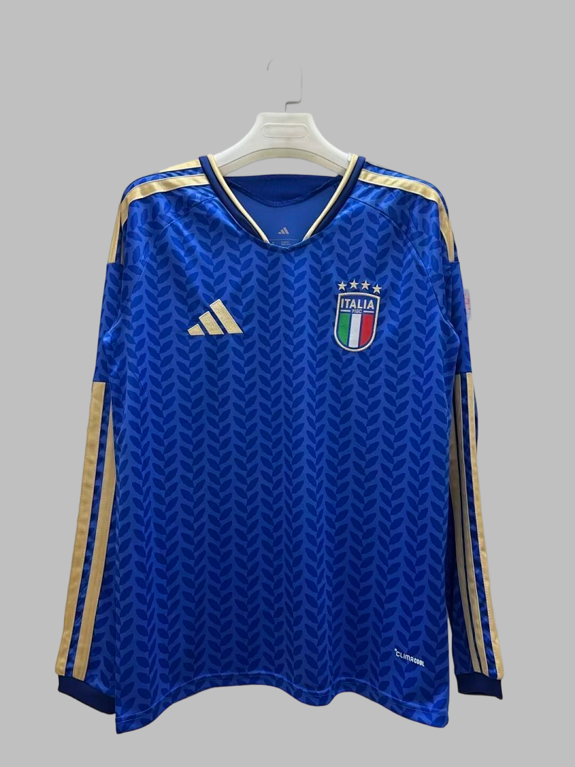 26-27 Italy Home Long Sleeve Cheap Soccer Jerseys Yupoo
