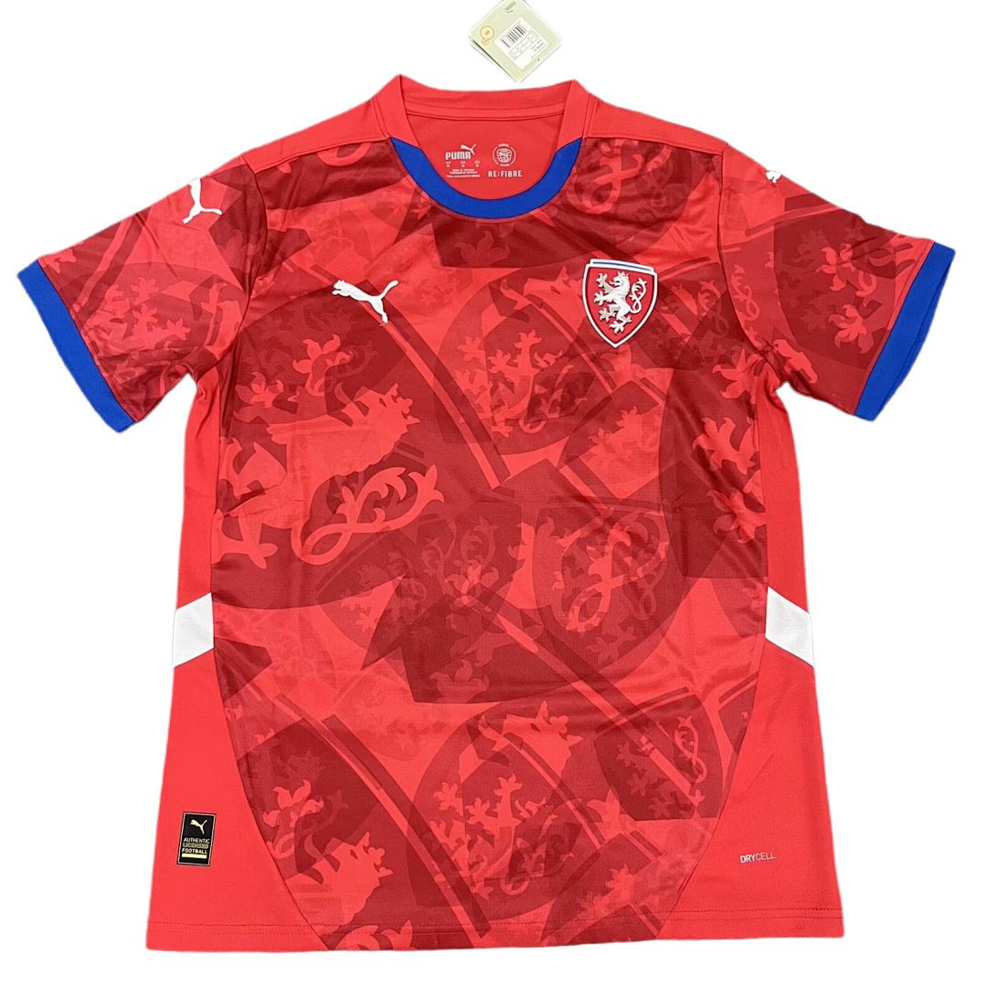 Czech Republic 2024/25 Euro Home Jersey S-XXXXL