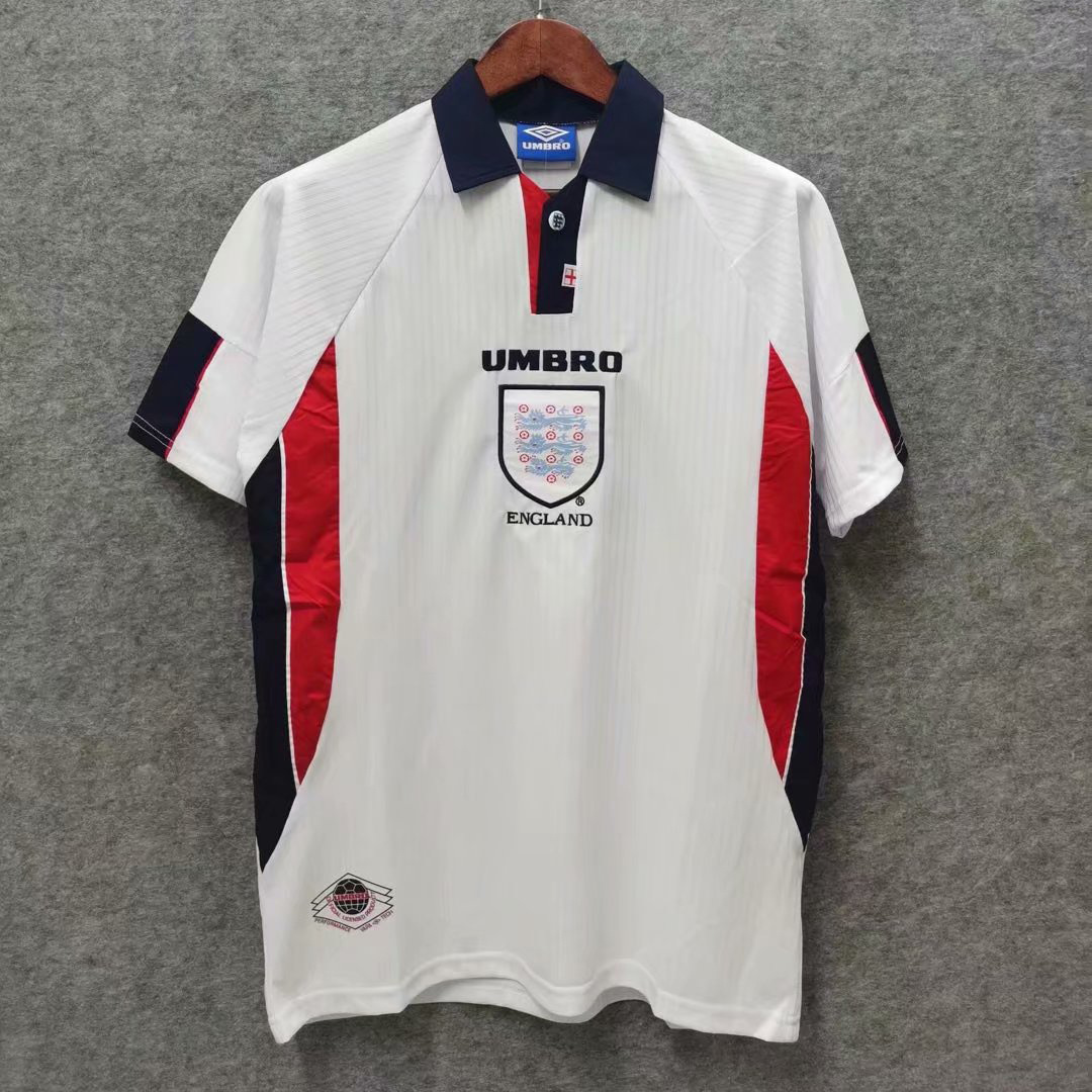 1998 England Home Retro Soccer Jerseys Yupoo