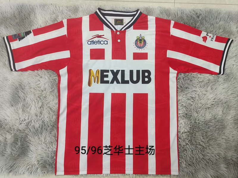 95-96 Chivas Home Retro Soccer Jerseys Yupoo