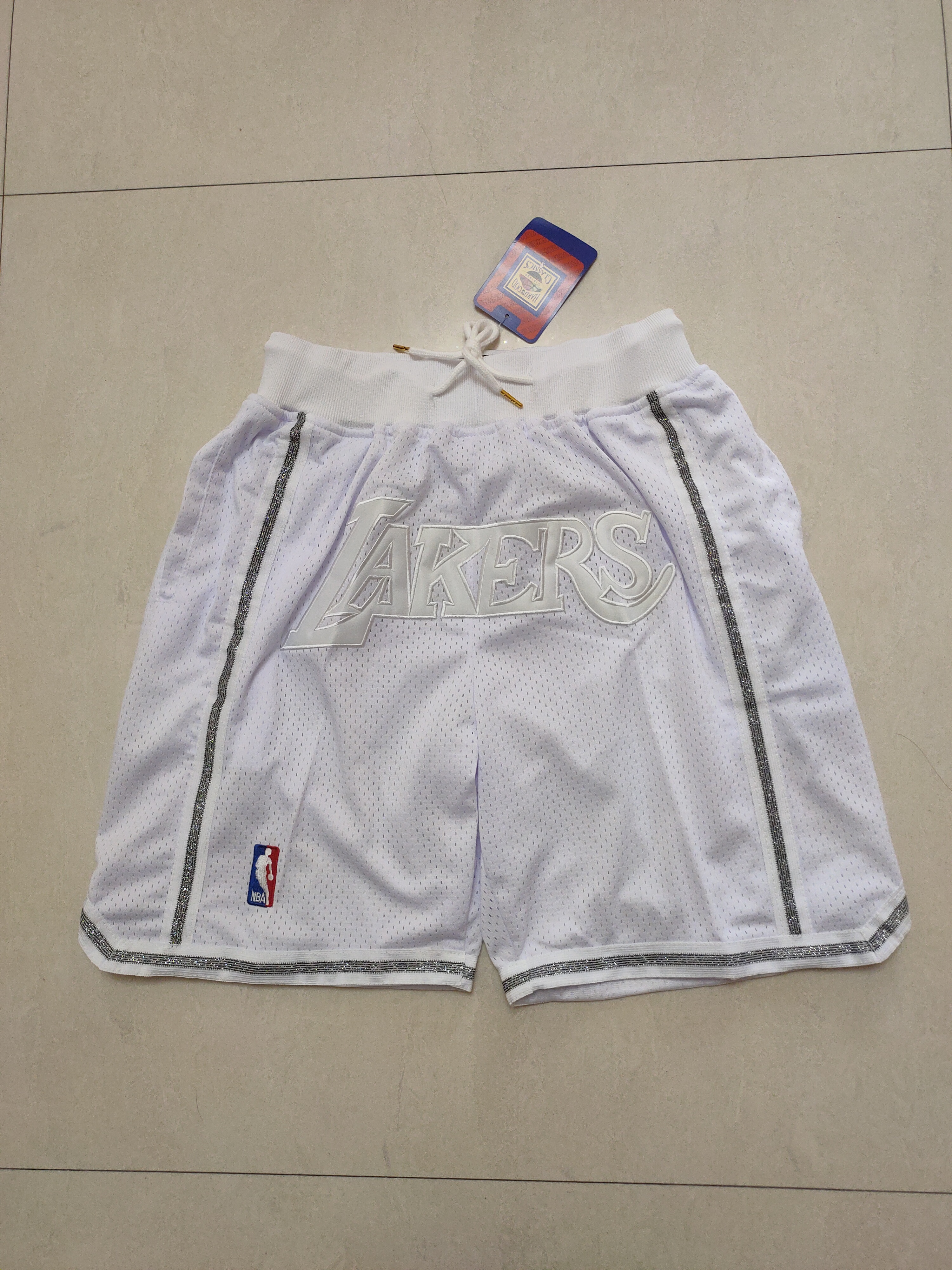 Lakers Pocket Shorts Embroidery
