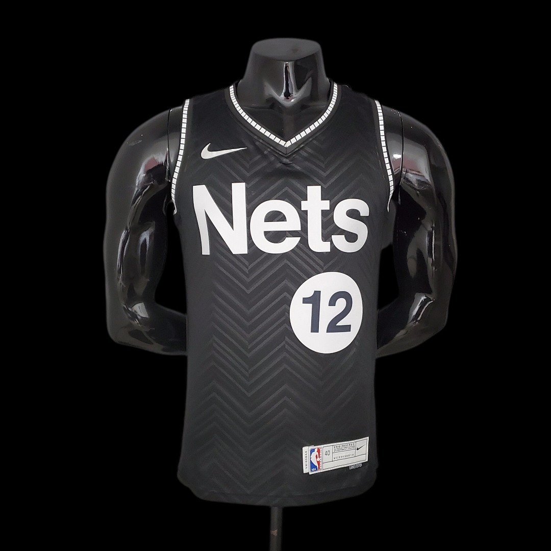 2021 HARRIS#12 Brooklyn Nets Bonus Edition Black NBA Jersey S-XXL