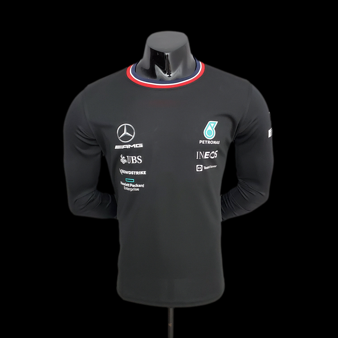 F1 Formula One 2022 Mercedes Long Sleeve black S-5XL