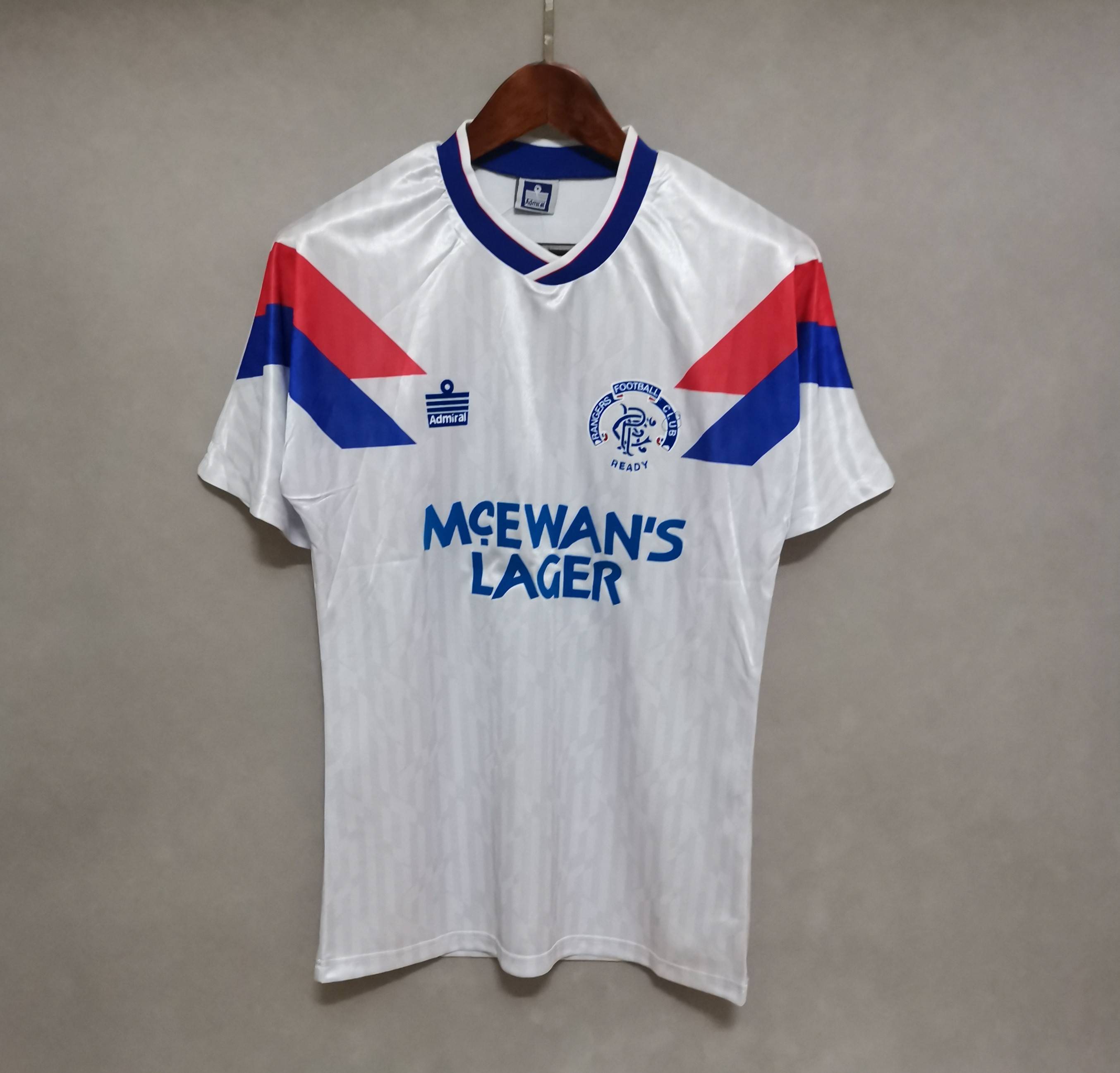 90-92 Rangers Away Retro Soccer Jerseys Yupoo