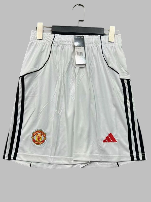 25-26 Man United Home Soccer Shorts Yupoo