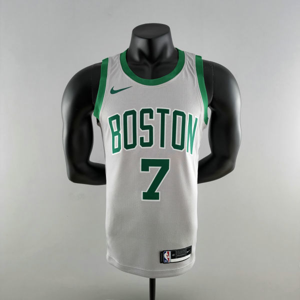 BROWN#7 Boston Celtics Grey NBA Jersey S-XXL