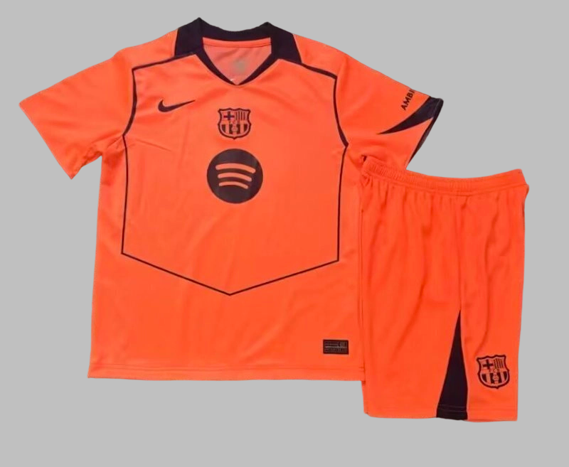 25-26 Barc Third Kids Cheap Soccer Jerseys Yupoo