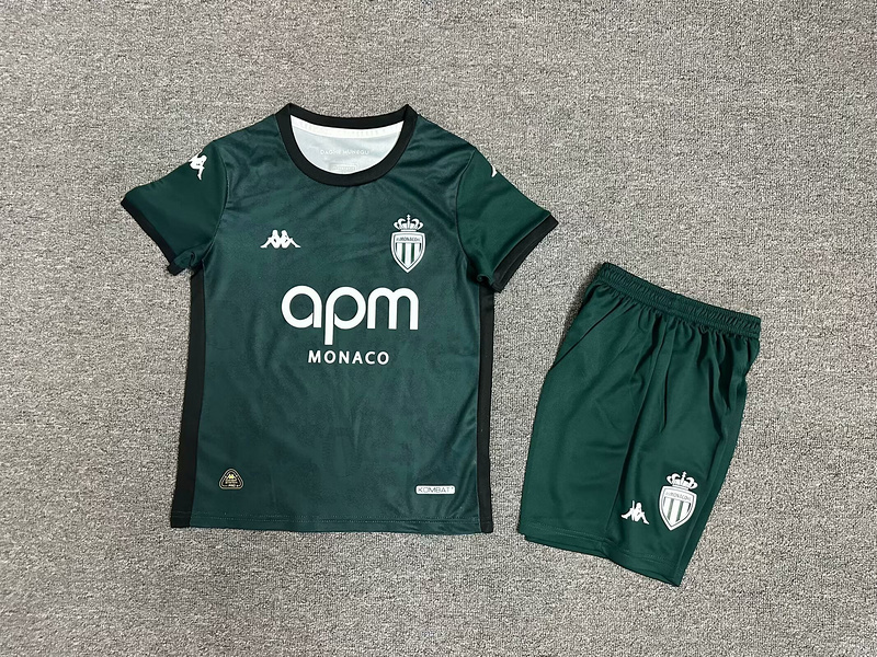 2024 Monaco Away Kids Soccer Jerseys Yupoo