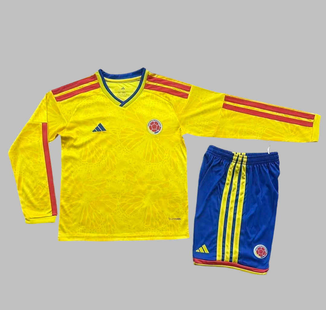 26-27 Colombia Home Kids Cheap Soccer Jerseys Yupoo