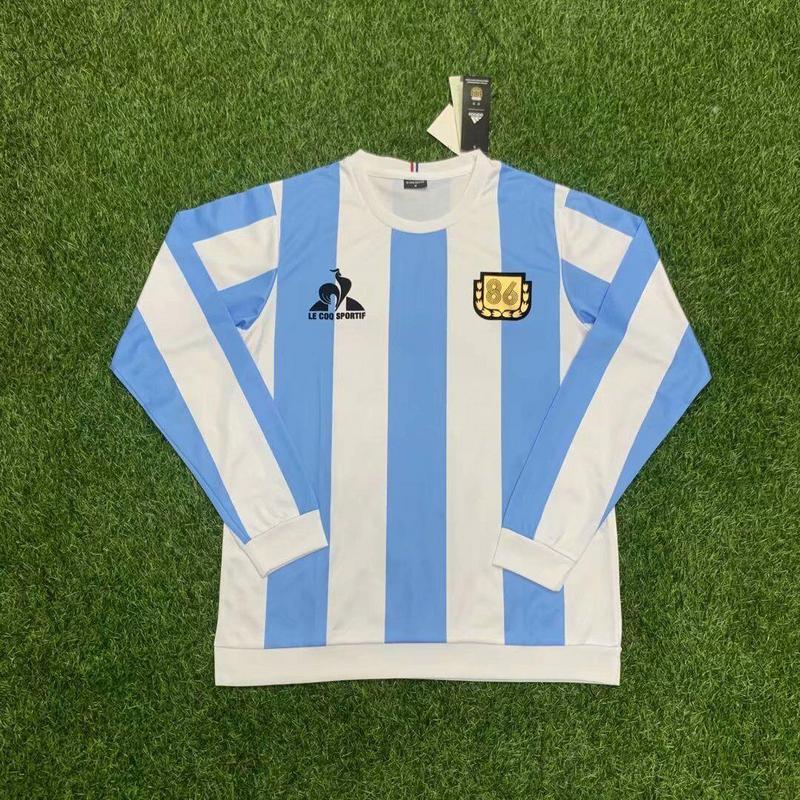 1986 Argentina Champion MEMORIAL EDITION Retro Soccer Jerseys Yupoo