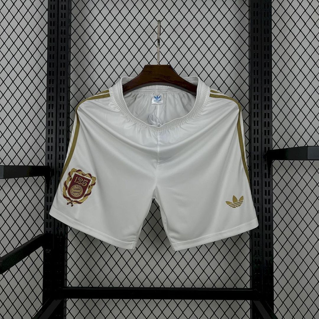 Bayern Munich 2024/25 125 Anniversary White Shorts