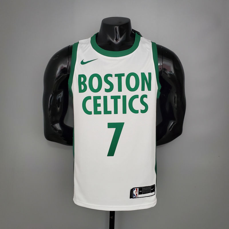 BROWN#7 Celtics White City Edition NBA jersey Size S-XXL