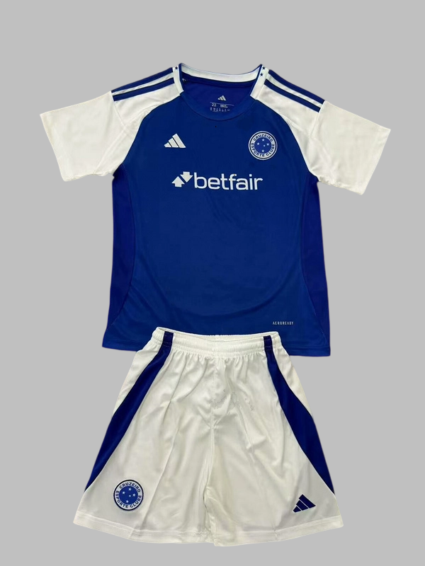 25-26 Cruzeiro Home Kids Cheap Soccer Jerseys Yupoo