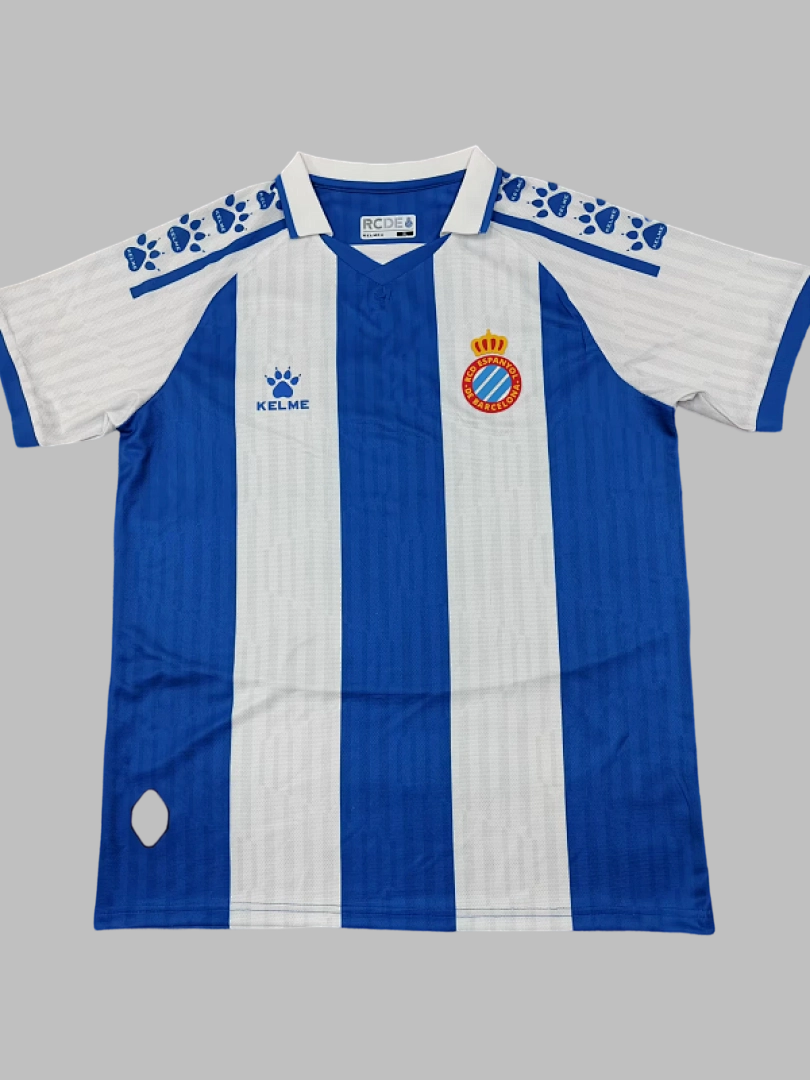 25-26 Espanyol Home Cheap Soccer Jerseys Yupoo
