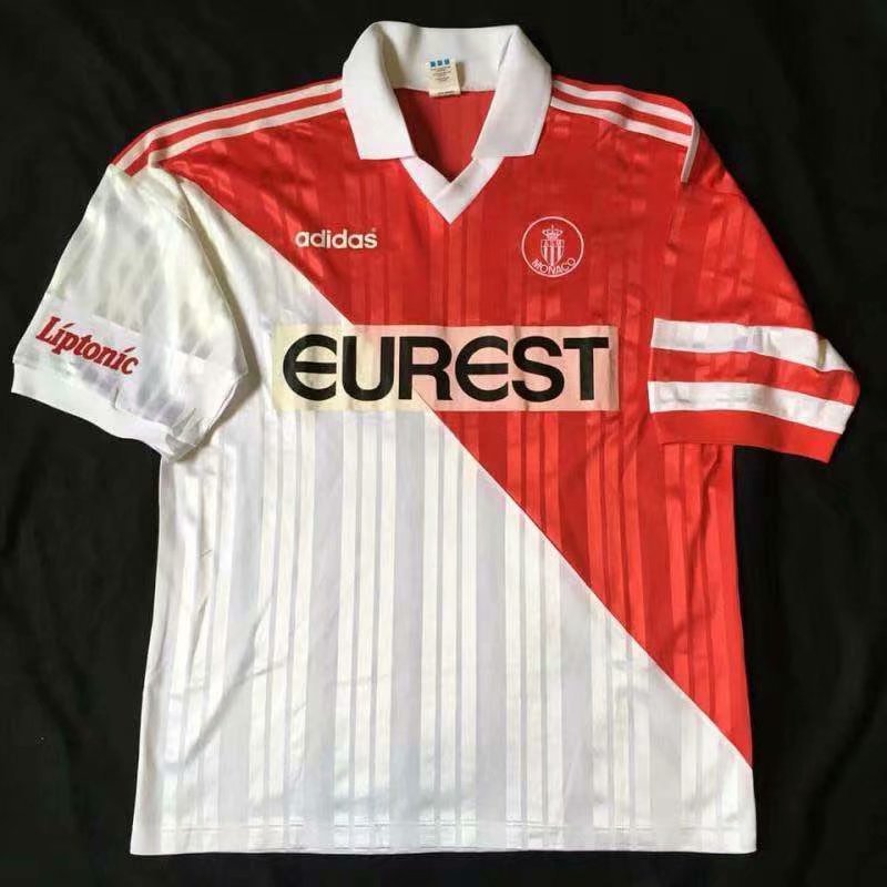 95-96 Monaco Home Retro Soccer Jerseys Yupoo