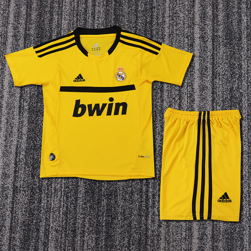 11-12 Real Madrid Goalkeeper Kids Cheap Soccer Jerseys Yupoo