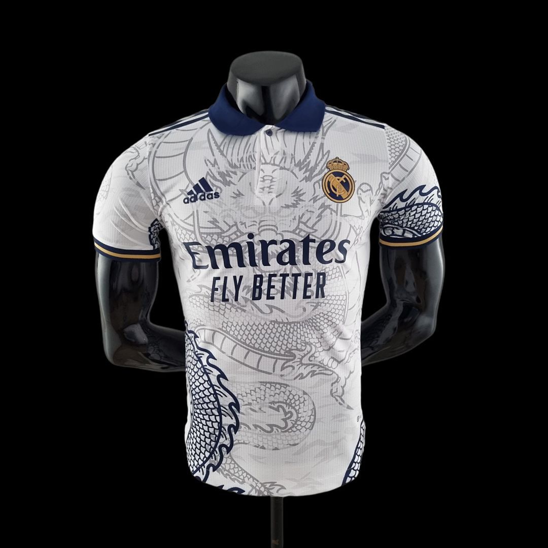 22/23 Real Madrid player version Chinese Dragon White S-XXL
