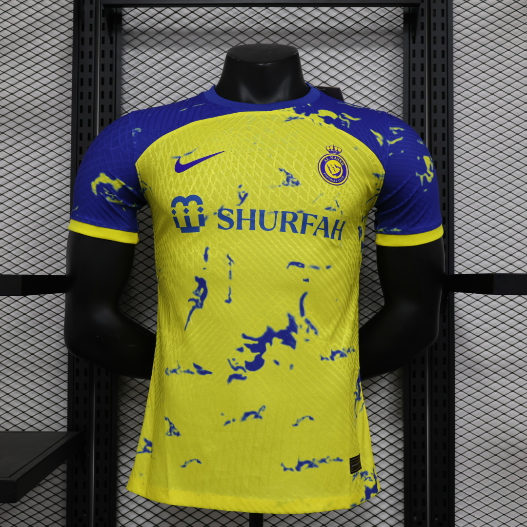 23-24 Al Nassr Trainng Player Version Soccer Jerseys Yupoo