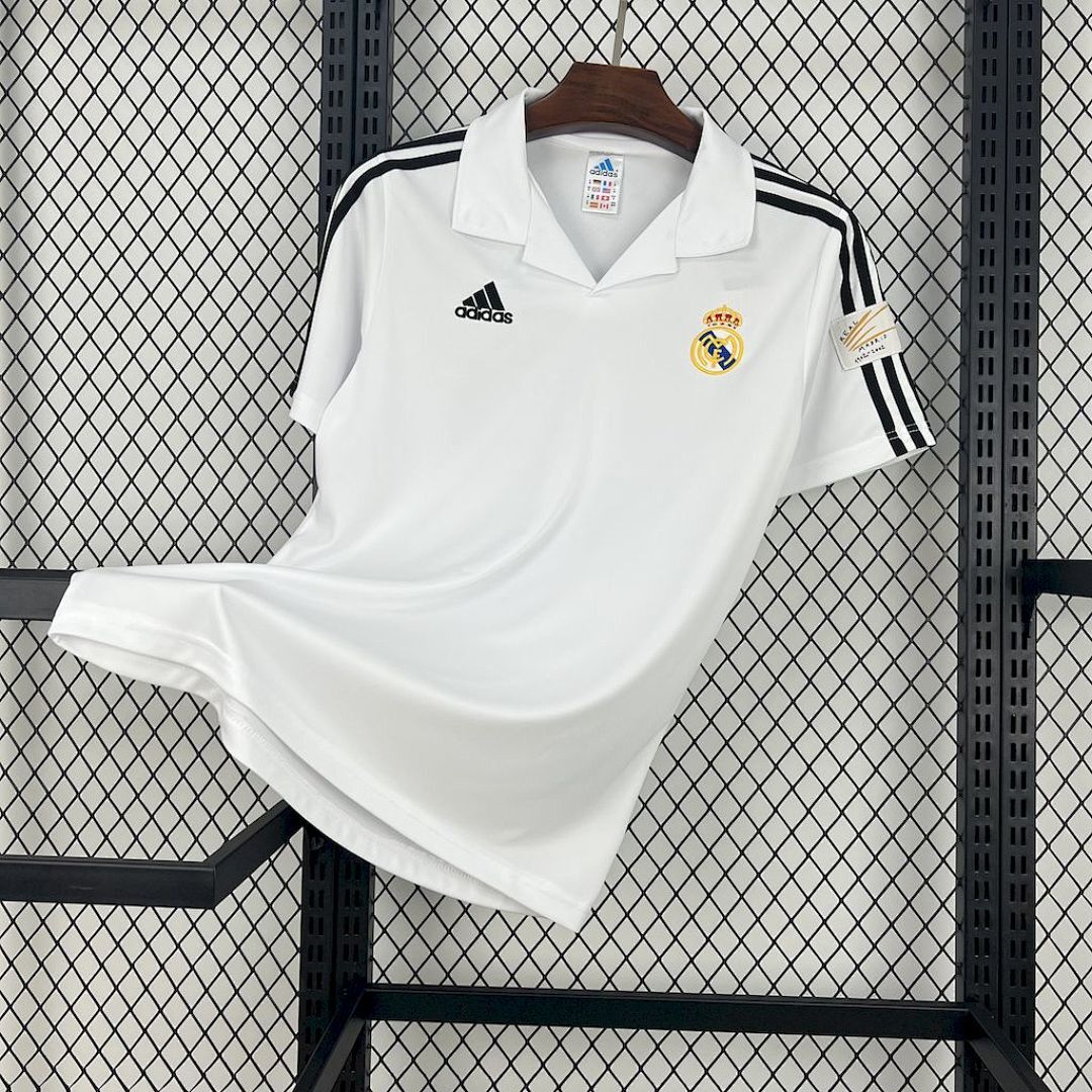 Real Madrid 2001/02 Home UCL Retro Jersey