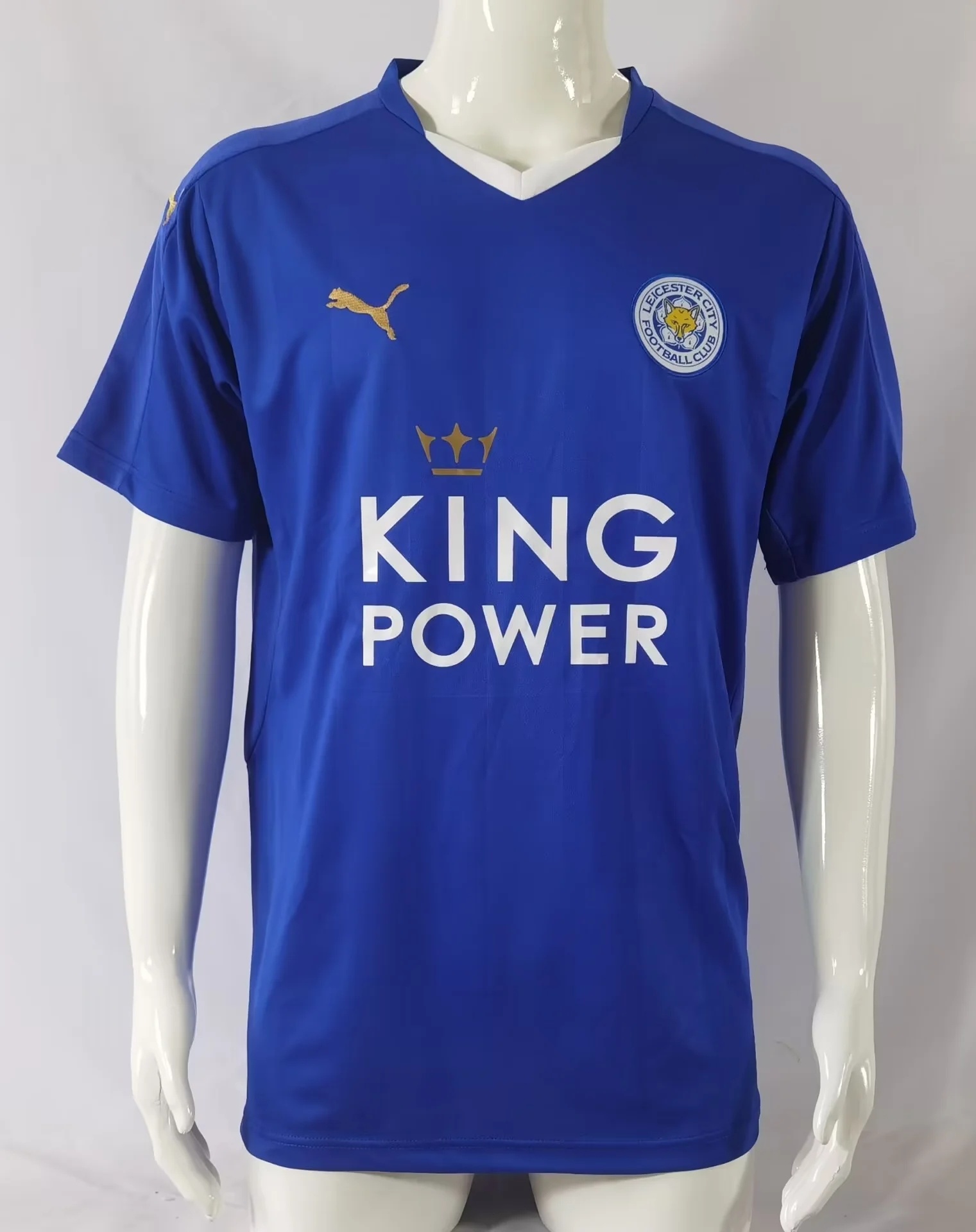 2015-16 Leicester City Home Retro Soccer Jerseys Yupoo