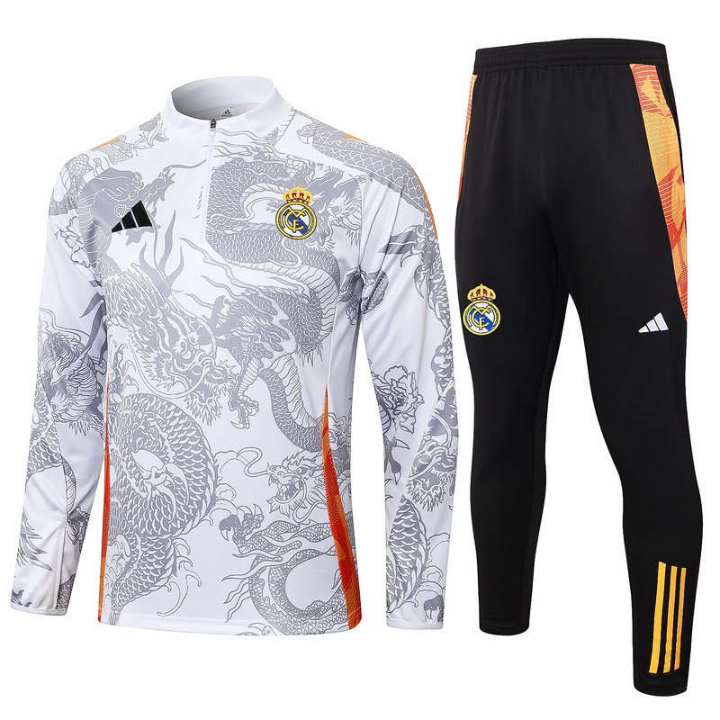 24-25 Real Madrid Long Sleeve Training Suit Yupoo