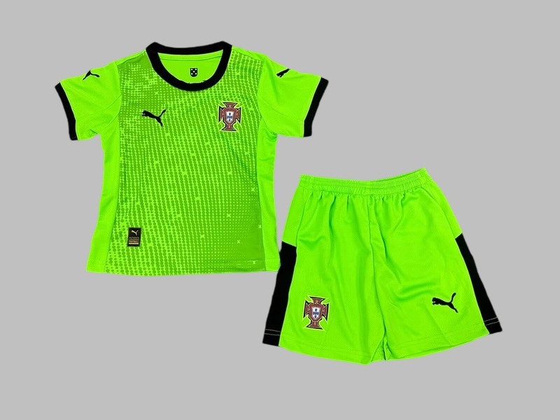 25-26 Portugal Goalkeeper Kids Cheap Soccer Jerseys Yupoo