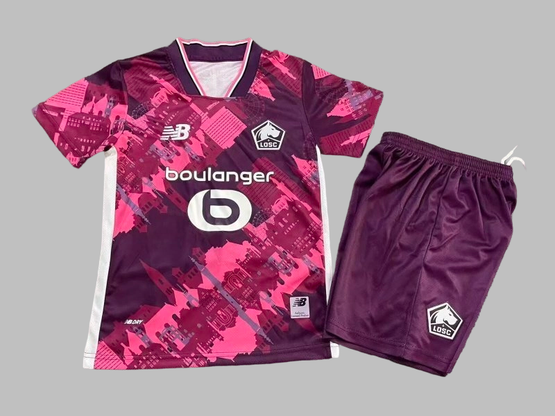 25-26 Lille Fourth Kids Cheap Soccer Jerseys Yupoo