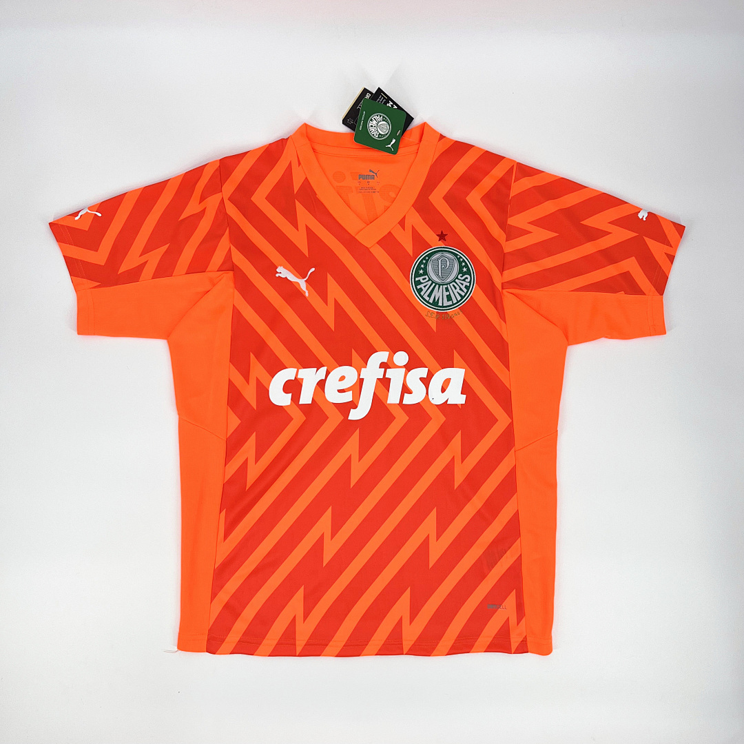 Palmeiras 2024/25 Goalkeeper Orange Jersey S-XXXXL