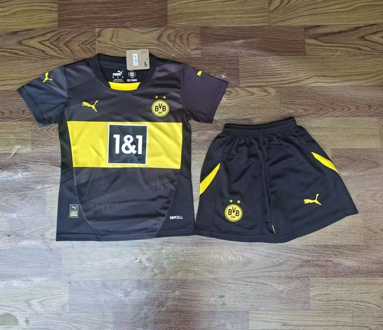24-25 Dortmund Away Kids Soccer Jerseys Yupoo